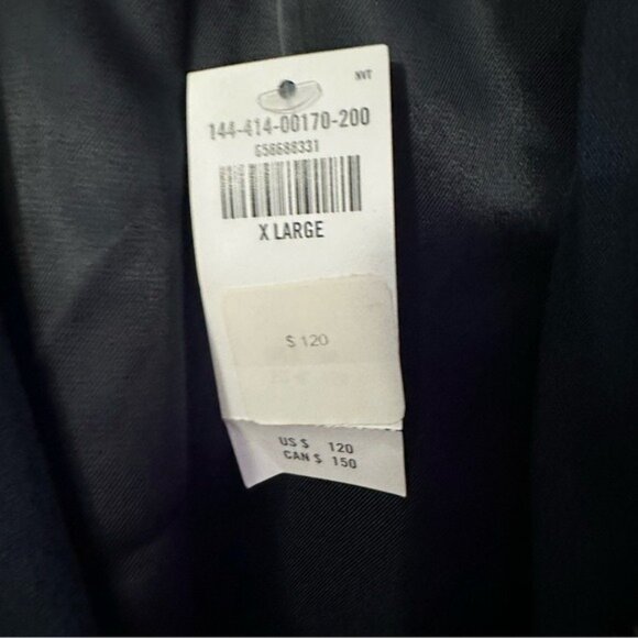 Abercrombie & Fitch Navy Blazer XL NWT Tailored Old Money Chic - Picture 9 of 14